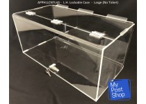 Philatelic S2019 L.H.  Large Lockable Slatwall Case 